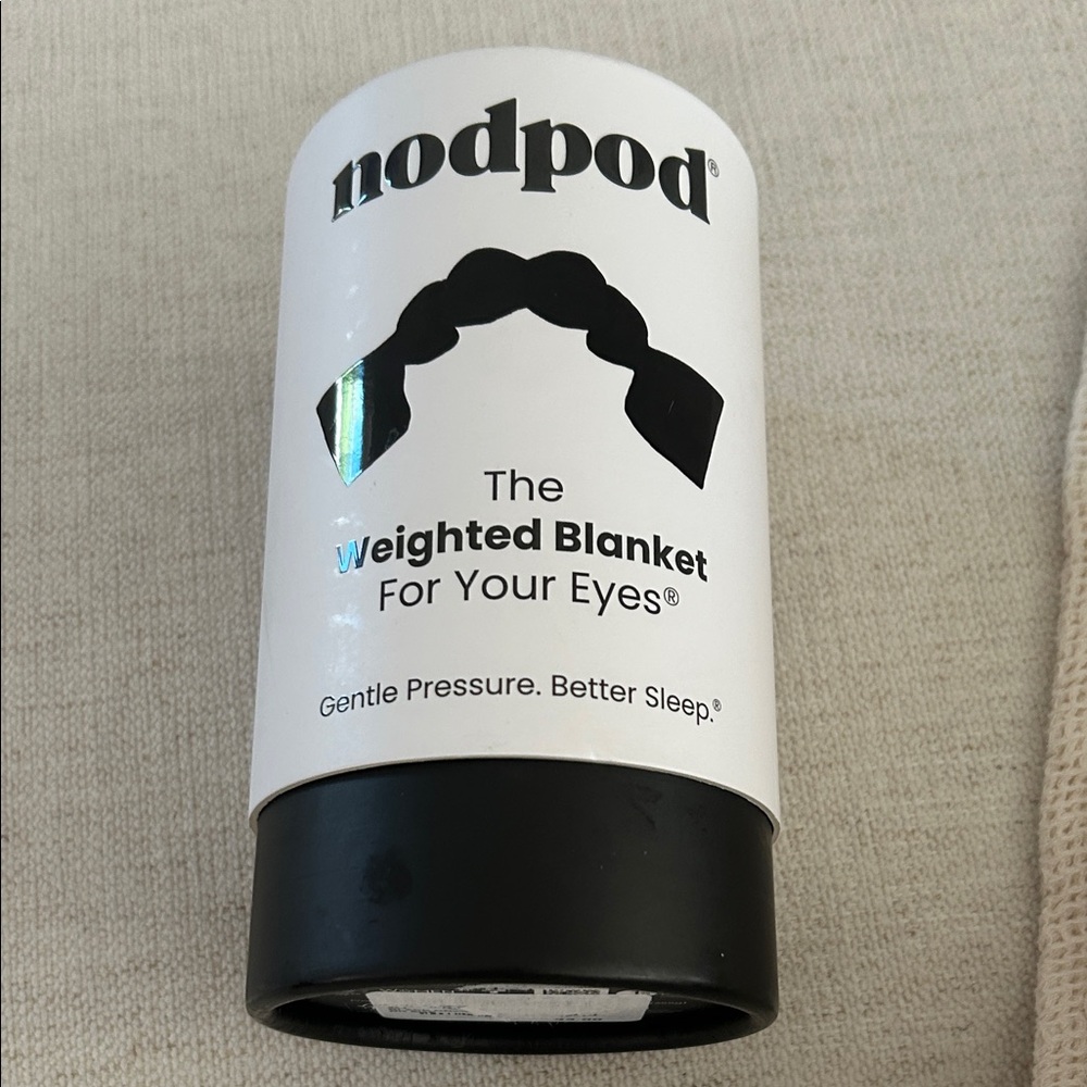 NODPOD Sleep mask Black, Open Box, NWT. It's like a hug for head.